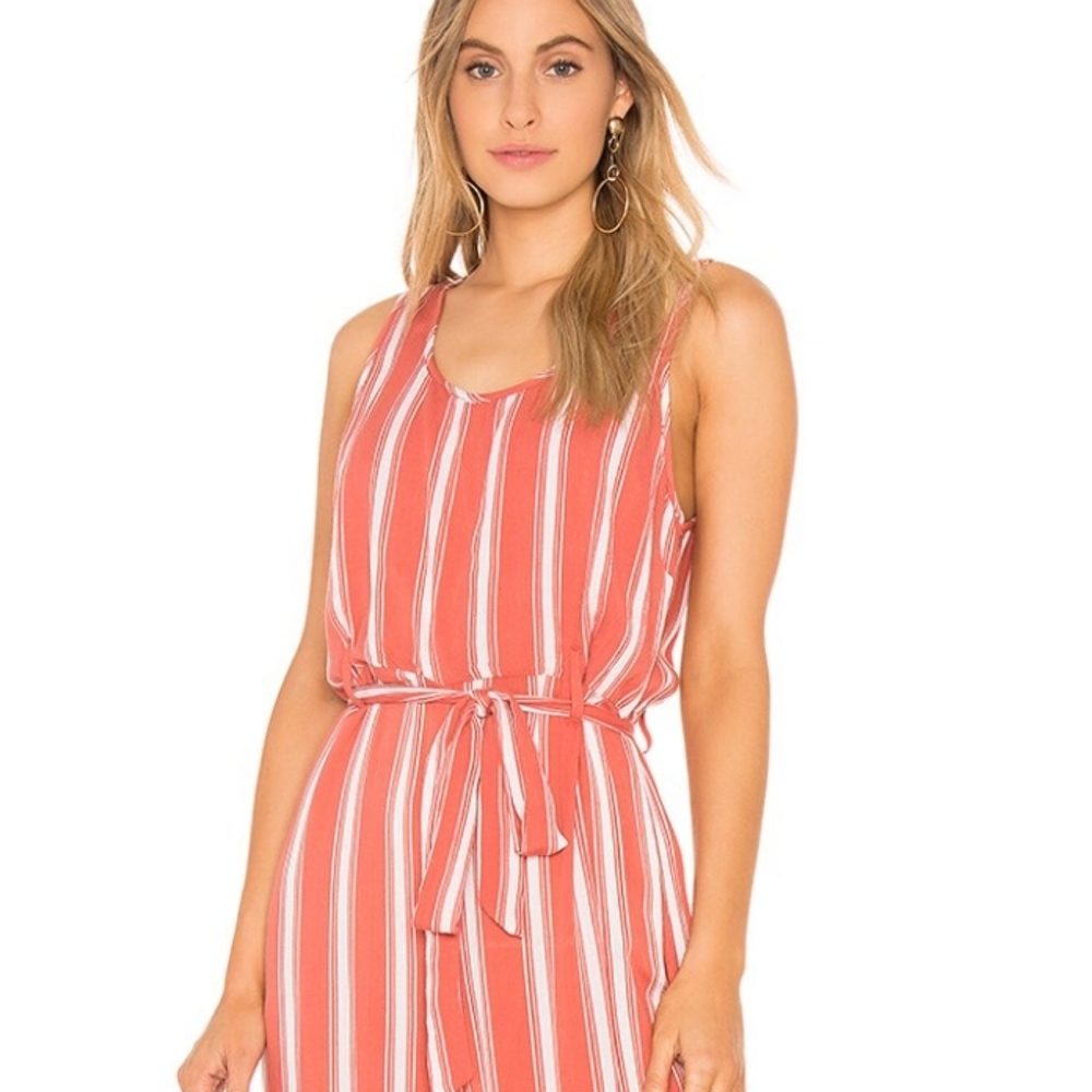 Striped Jumpsuit Sz Small